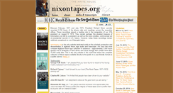 Desktop Screenshot of nixontapes.org