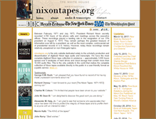 Tablet Screenshot of nixontapes.org